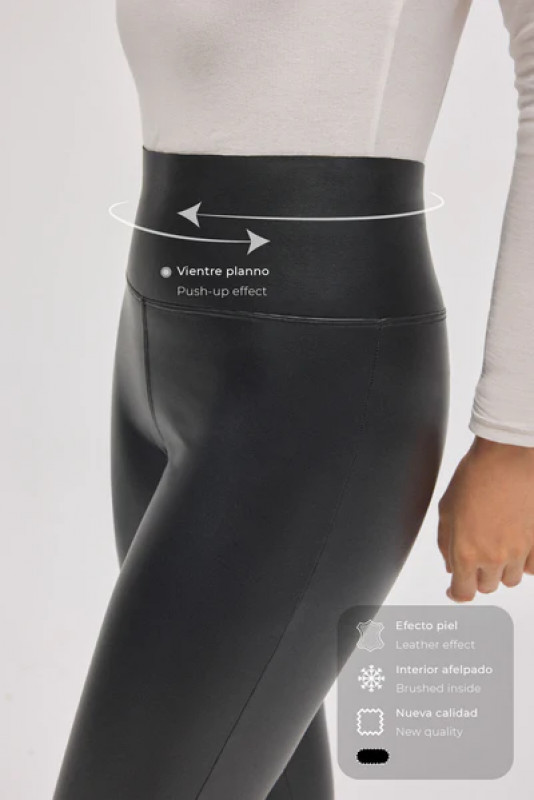 Legging Polipiel Negro 2