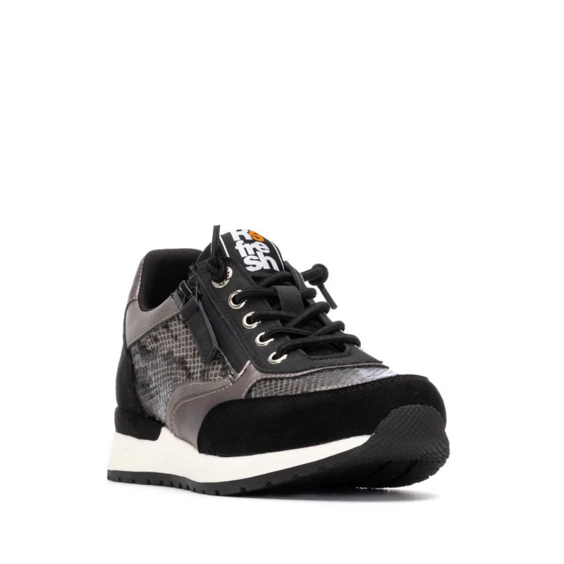Deportivo Negro/Plata Serpiente  Refresh