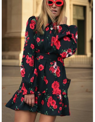 Vestido Rosas y Calaveras...