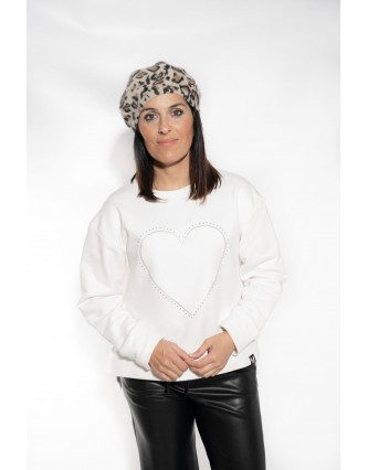 Sudadera Corazón Strass El...