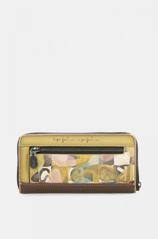 Billetero Grande Estampado RFID BLOOM Anekke 2