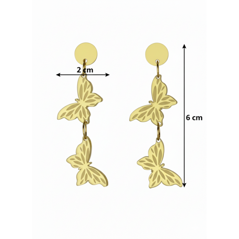 ▷ Pendientes Mariposa Anabel Lee | Sopotey