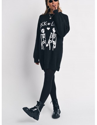 Vestido Jersey Punto Rock &...