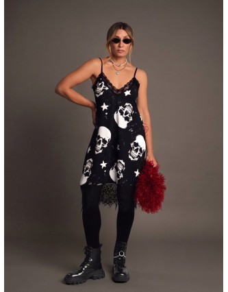 Vestido Lencero Calavera...