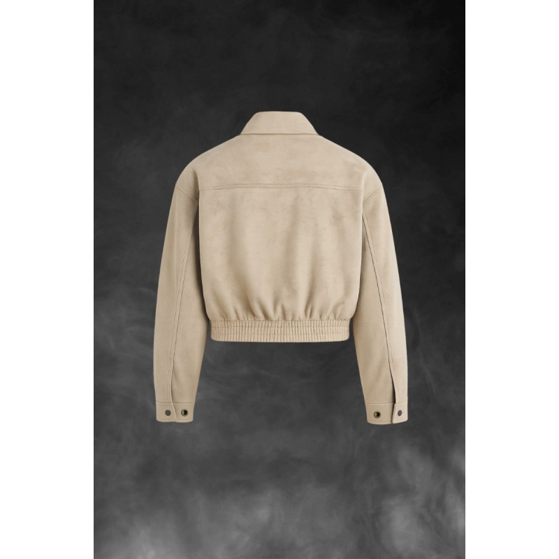 ▷ Cazadora de Antelina Mujer LASAL xxx Beige