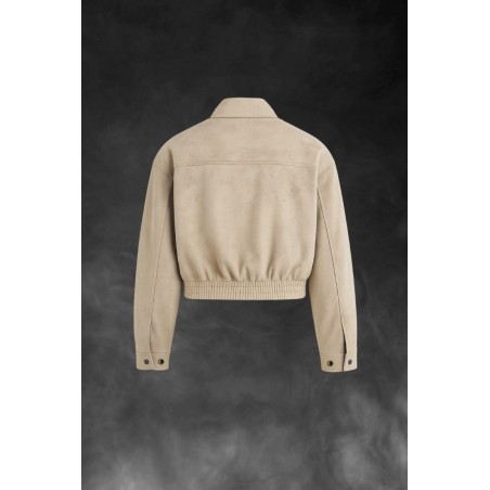 ▷ Cazadora de Antelina Mujer LASAL xxx Beige