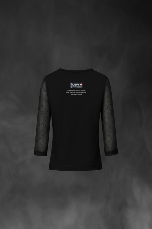 ▷ Camiseta LASAL Coffee Love Negro 2