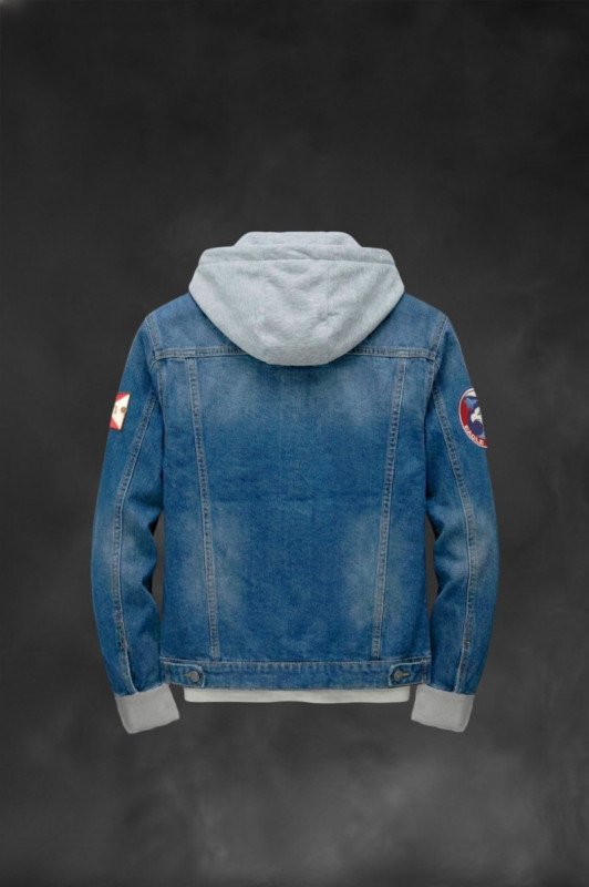 ▷ Cazadora Vaquera chico LASAL F-16 Azul 2