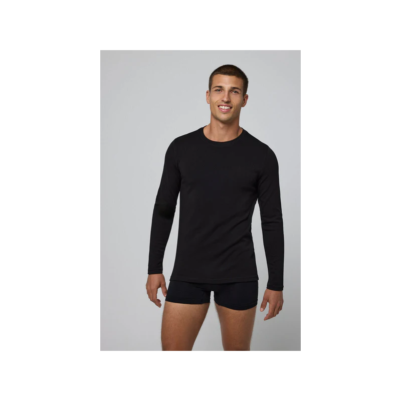 Camiseta interior térmica chico negro