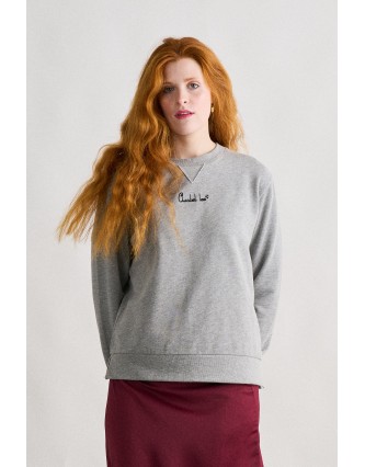 Sudadera Basica Gris Anabel...