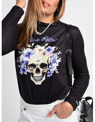 Camiseta Lady Violet Negra...
