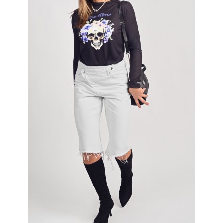▷ Camiseta Lady Violet Negra Aire Retro | Sopotey