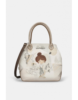 Bolso de mano con bandolera...