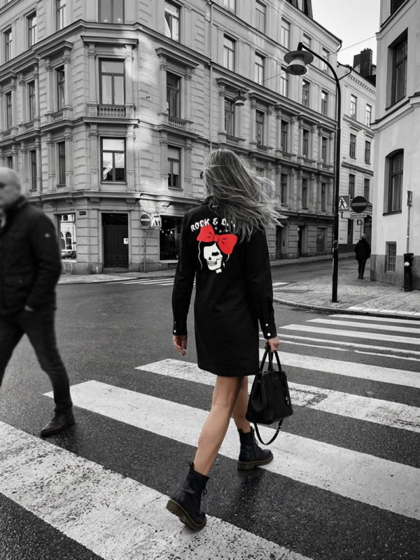 ▷ Comprar Vestido Rock & Chic Negro Aire Retro | Sopotey Woman. 2
