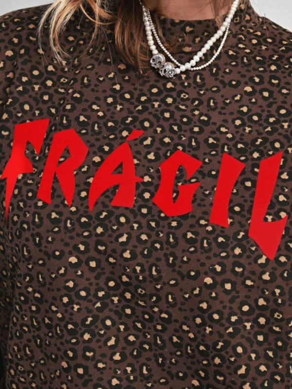 ▷ Comprar Sudadera Leopardo Fragil Aire Retro| Sopotey Woman. 2