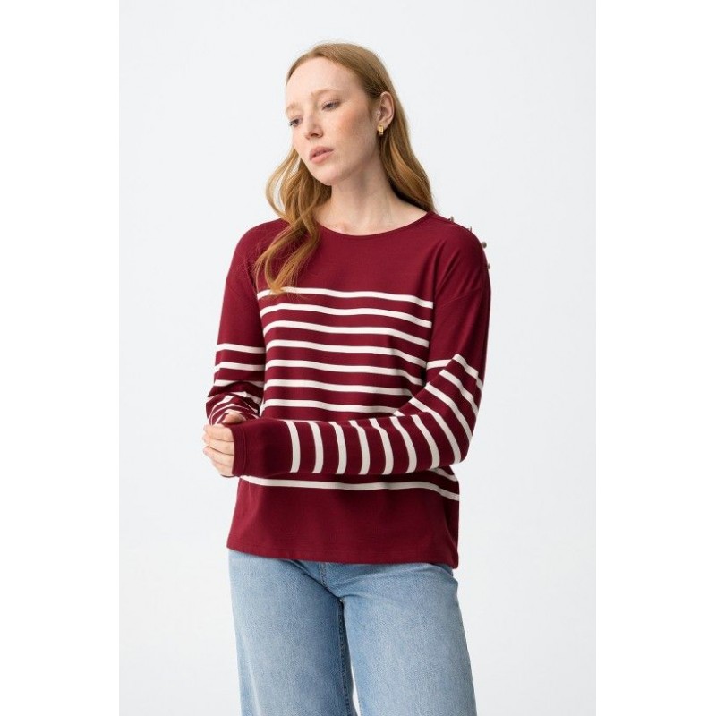 Camiseta Venice 4 Rojo Tibetano Tiffosi