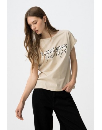 Camiseta Neto Beige Tiffosi