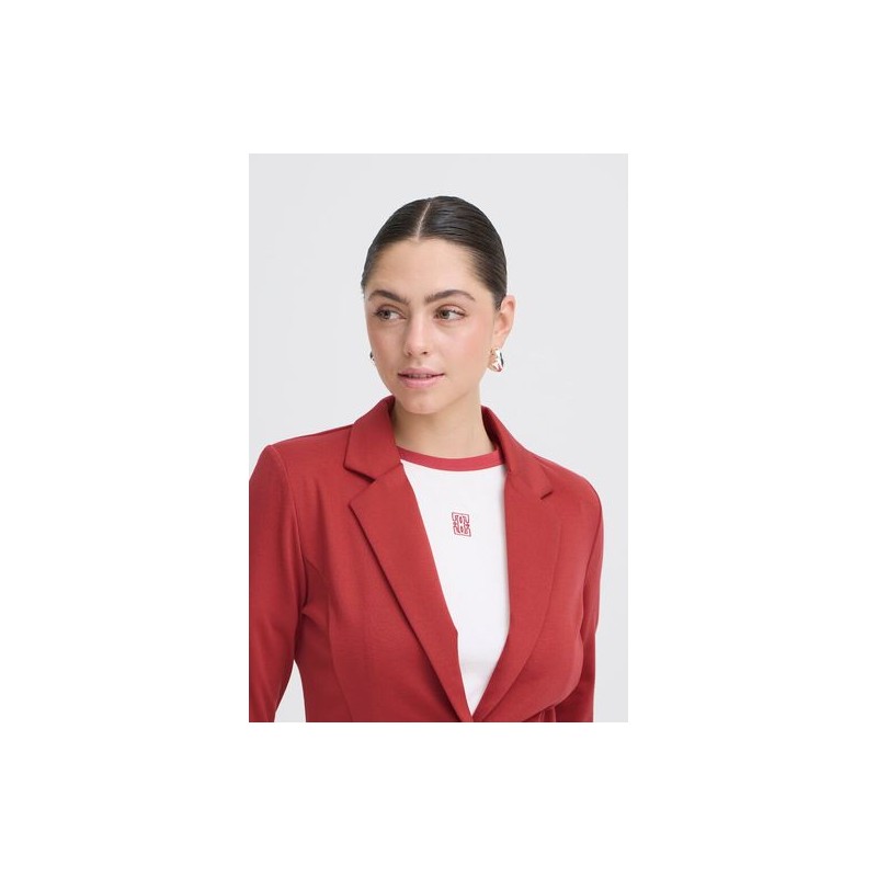 Blazer Kate Corta Entallada Garnet ICHI
