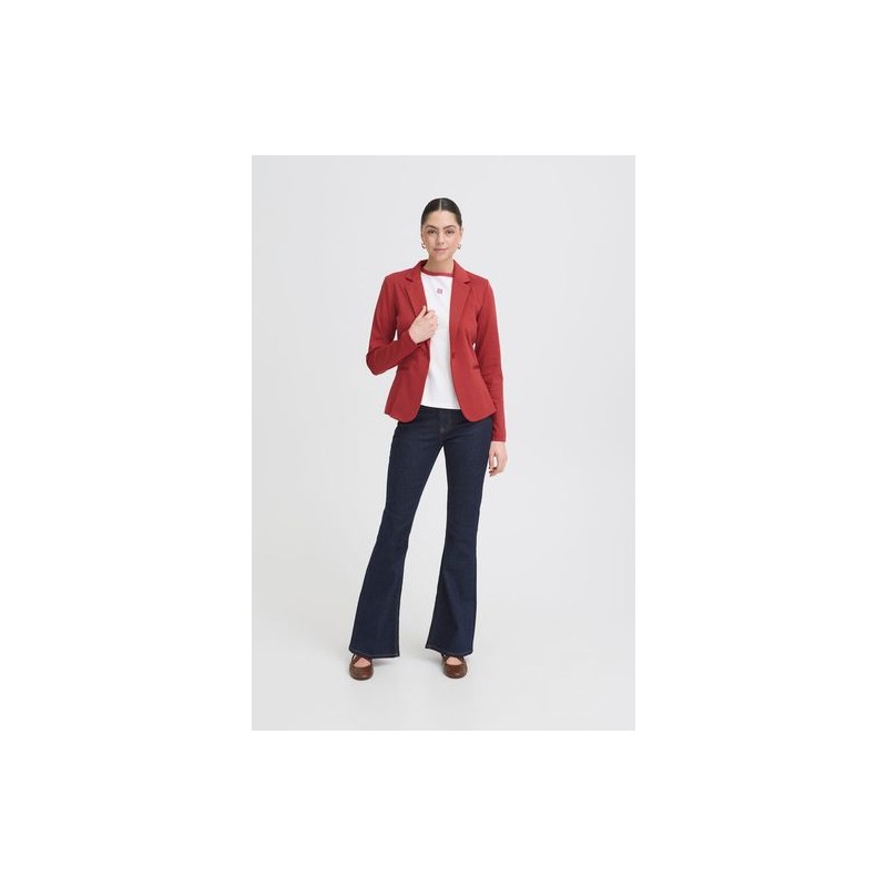 Blazer Kate Corta Entallada Garnet ICHI