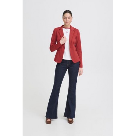 Blazer Kate Corta Entallada Garnet ICHI