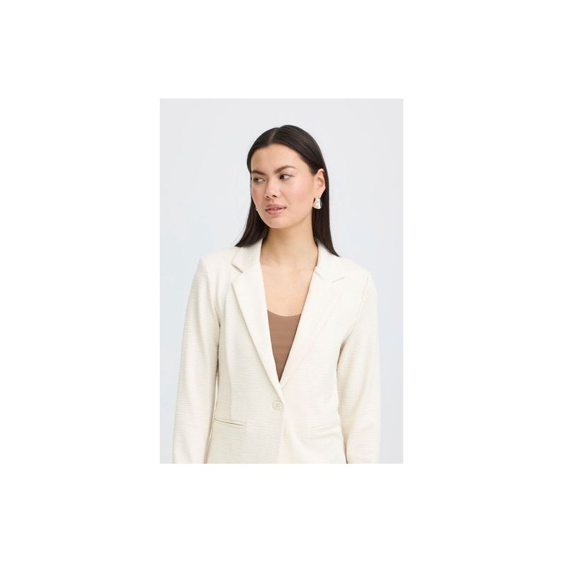 Blazer Kate Corta Entallada Almond Milk ICHI