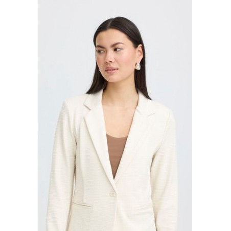 Blazer Kate Corta Entallada Almond Milk ICHI