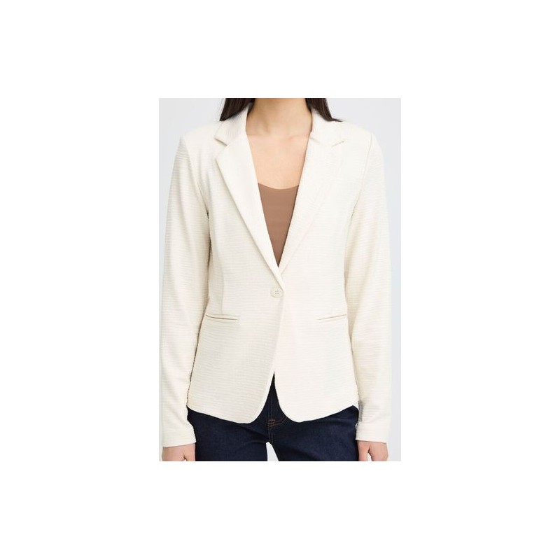 Blazer Kate Corta Entallada Almond Milk ICHI