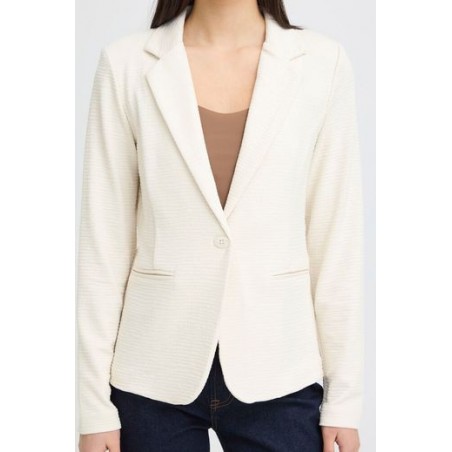Blazer Kate Corta Entallada Almond Milk ICHI