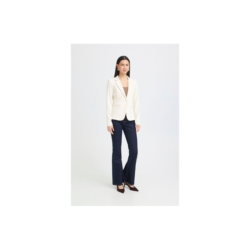 Blazer Kate Corta Entallada Almond Milk ICHI