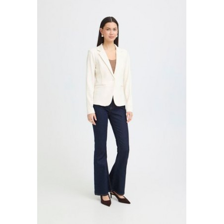 Blazer Kate Corta Entallada Almond Milk ICHI