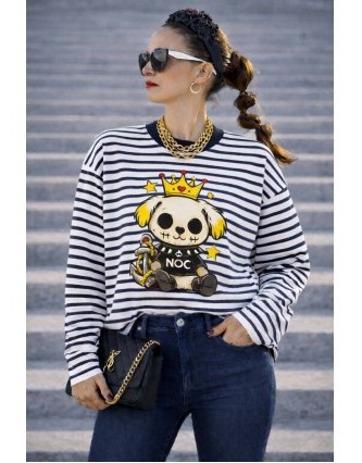 Camiseta Over Royal Dog Noc...