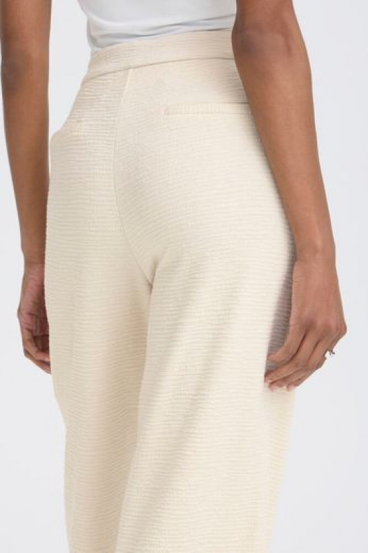 Pantalon Kate Ancho Tobillero Almond Milk ICHI 2