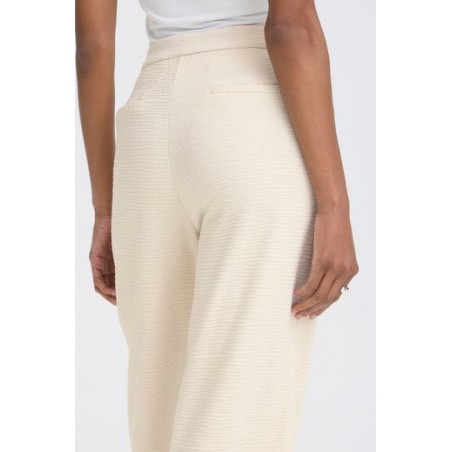Pantalon Kate Ancho Tobillero Almond Milk ICHI