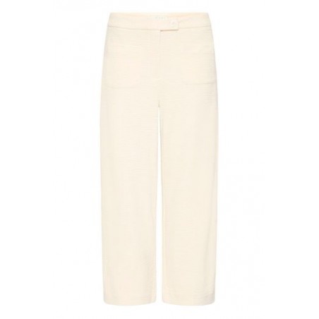 Pantalon Kate Ancho Tobillero Almond Milk ICHI
