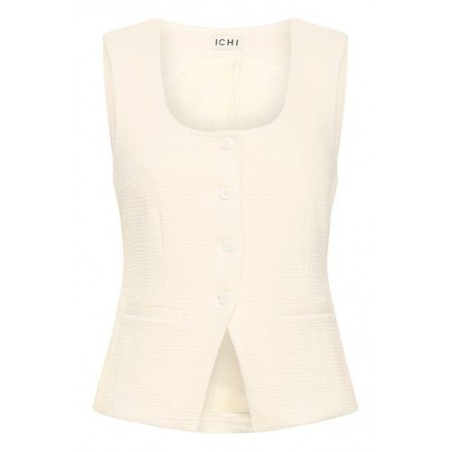 Chaleco Kate Almond Milk ICHI