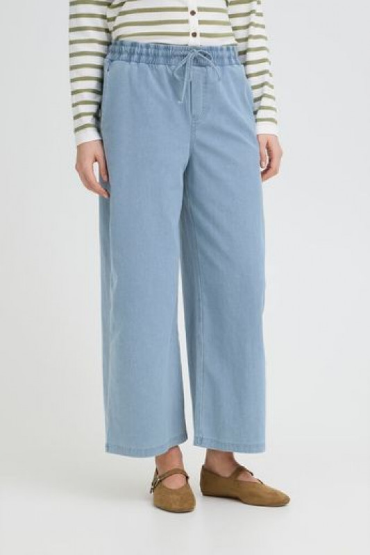 Pantalon Kate Denim Light Blue ICHI 2