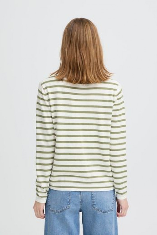Jersey Luls O-Neck Iguana White Stripe ICHI 2