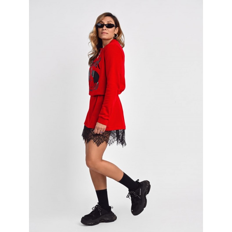 ▷ Comprar Vestido Rojo Forever Blonda Aire Retro | Sopotey Woman.