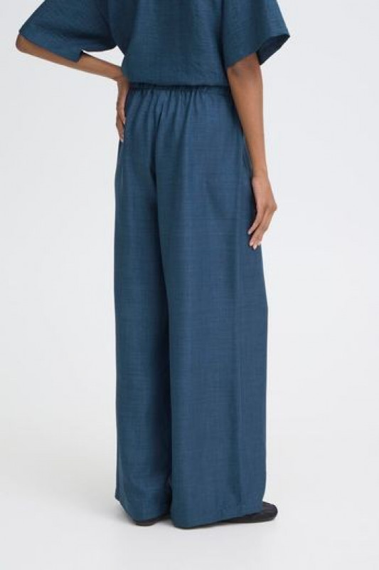 Pantalon Katico True Navy Melange ICHI 2