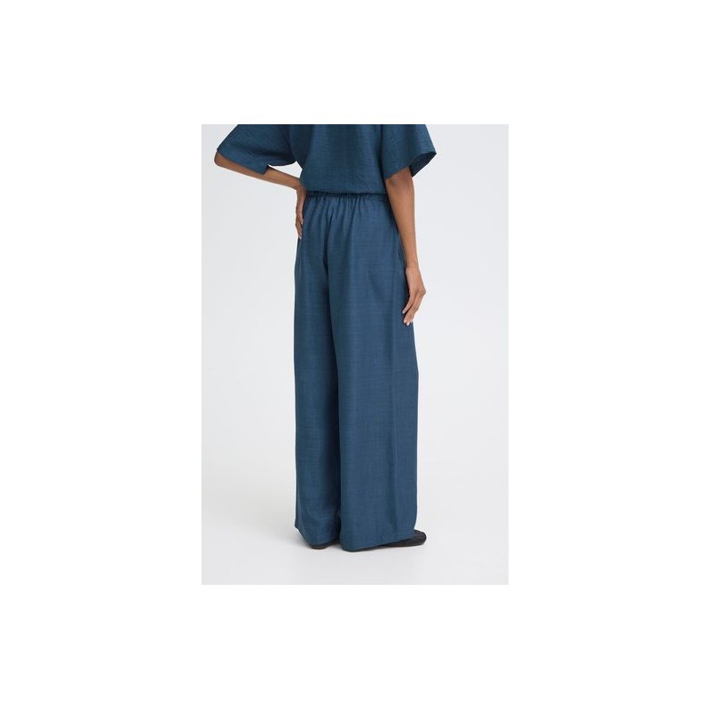 Pantalon Katico True Navy Melange ICHI