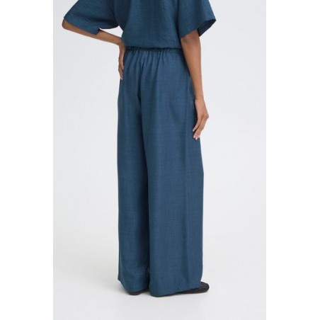 Pantalon Katico True Navy Melange ICHI