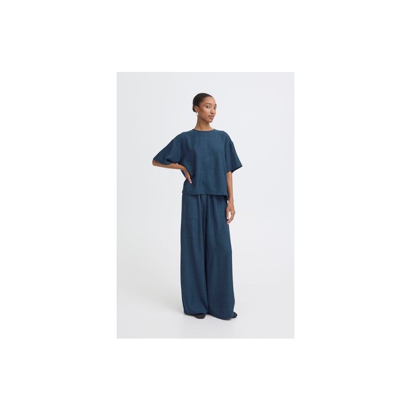 Blusa Katico True Navy Melange ICHI