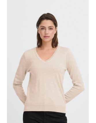 Jersey Luls V-Neck Oatmeal...