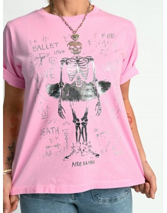 Camiseta Ballet Rosa Aire...