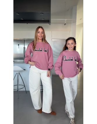 Sudadera Niña Basica Rosa...