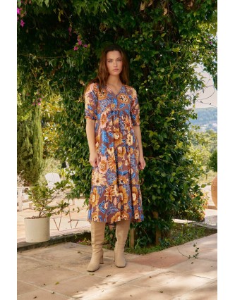 Vestido Jaase Tierra Eve Midi