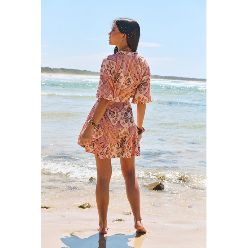 ▷ Vestido Tahitian Inka Mini Jaase| Sopotey