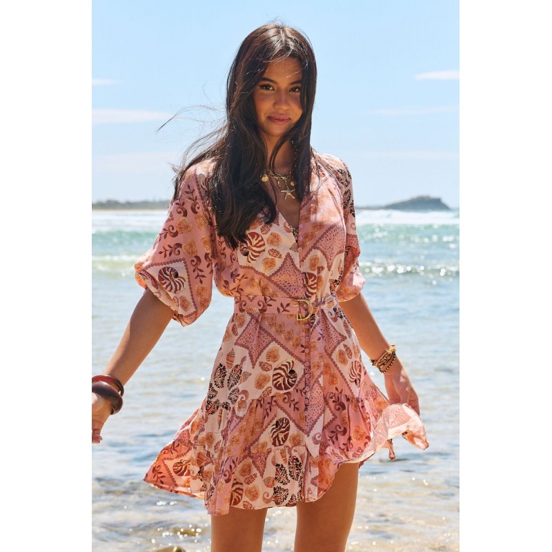 ▷ Vestido Tahitian Inka Mini Jaase| Sopotey