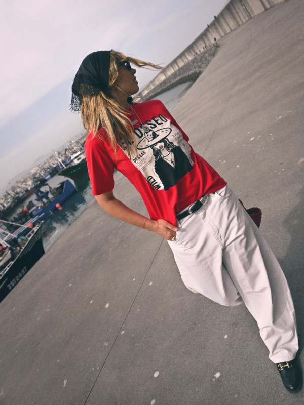 ▷ Camiseta Roja Deseo Aire Retro | Sopotey 2