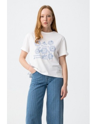 Camiseta Peyton Blanca Tiffosi